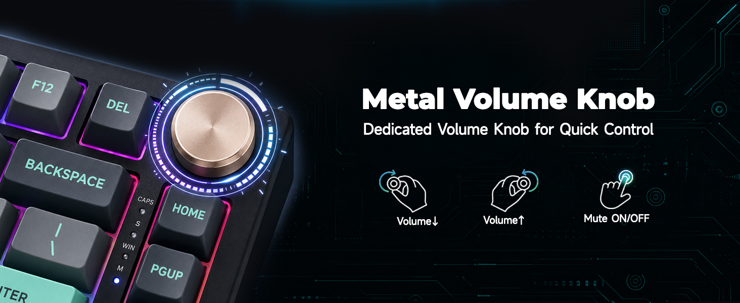 Metal Volume Knob