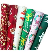Christmas Wrapping Paper, Christmas Decorations Bags, Xmas Wrapping Paper | Stocking Stuffers, 12...