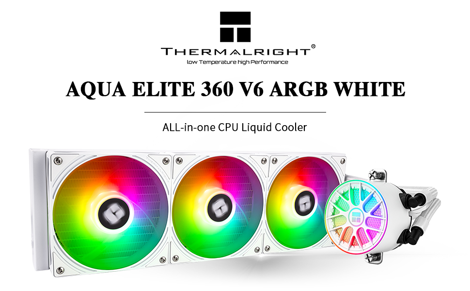AE360 V6 ARGB WHITE-D1