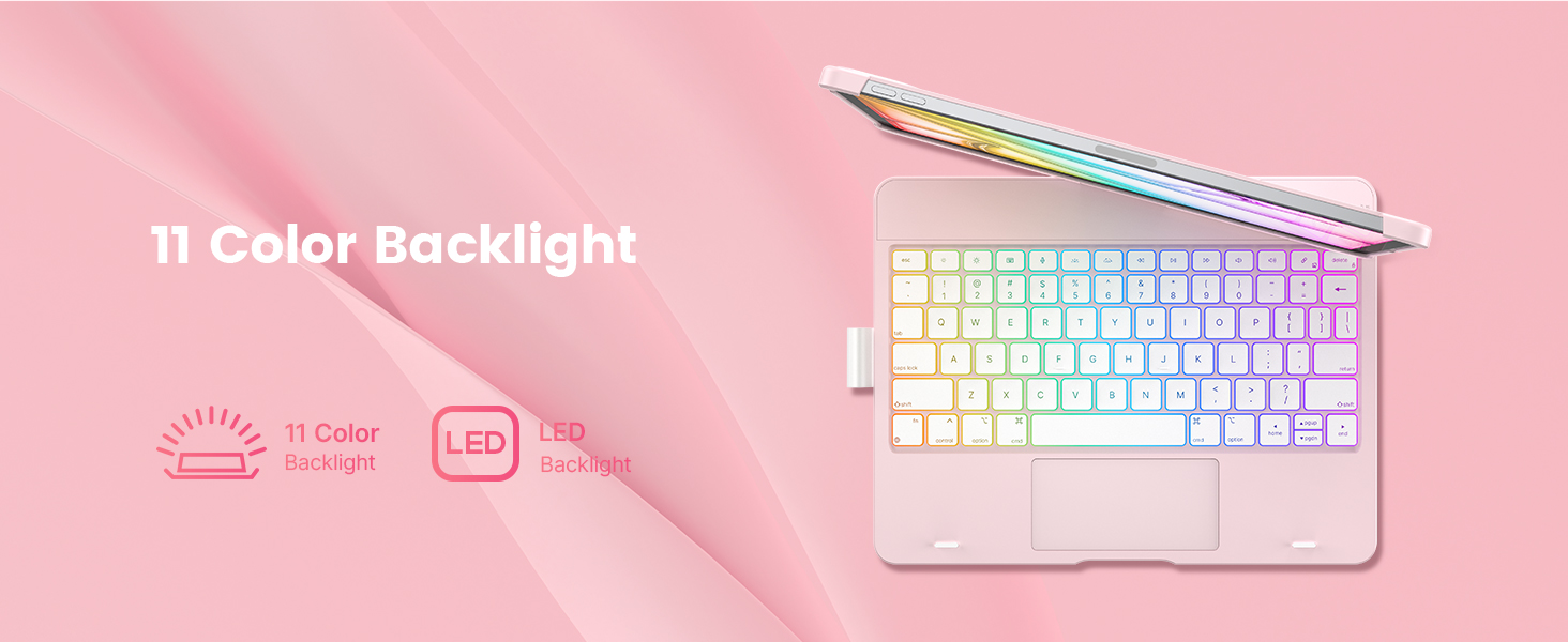 for ipad pro 11 inch backlit keyboard