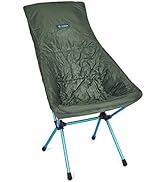 Helinox Seat Warmer Insulated Fitted Chair Cover, Sunset/Beach, Coyote Tan/Forest Green
