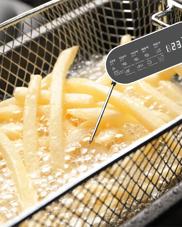 super fast read food thermometer for oil fried chip