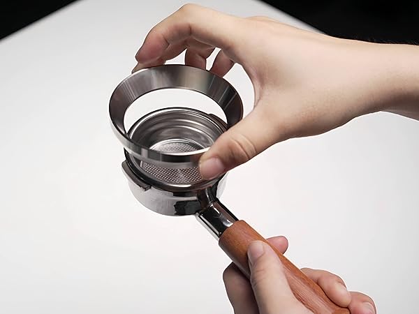 dosing funnel puck screen set