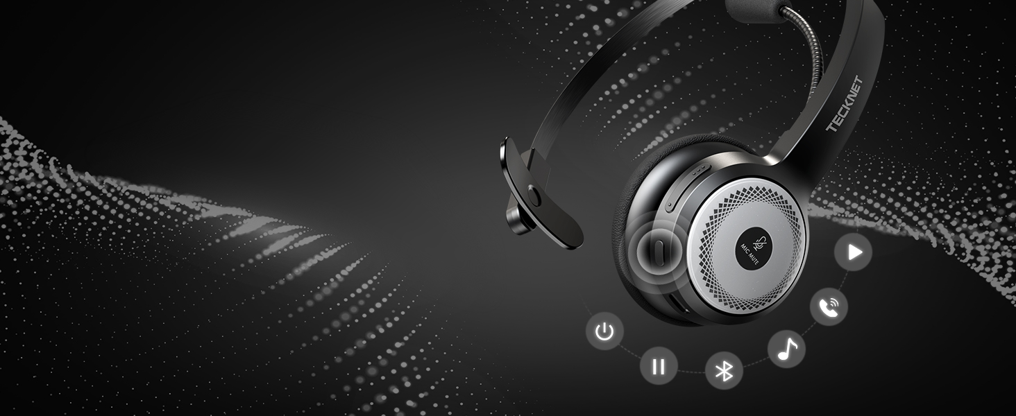 headset with microphone for pc