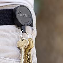 retractable keychain; retractable tether; heavy duty retractable keychain; key retractor; keychain
