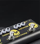 Donner Multi Effects Guitar Pedal Alpha Cruncher 3 Type Effects Delay Chorus Distortion Pedal wit...