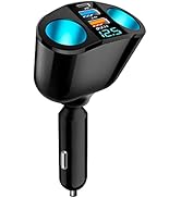 2024 New Upgrade 5 Port Cigarette Lighter Splitter,QC3.0&PD 20W Super Fast Car Charger with Dual ...