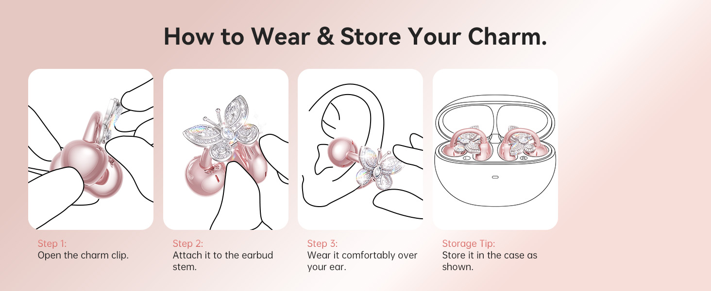 open ear clip headphones
