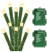 LOENDE Battery Operated Christmas Lights 33 FT 100 LED Mini String Lights with Timer and 8 Modes ...