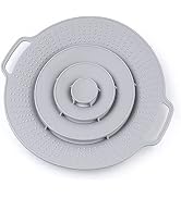 Pot Cover Spill Stopper Lid - Thicken Silicone Boil Over Spill Safeguard,FDA Food Grade Stopper L...