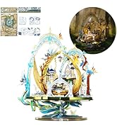 MU Fairy Series 3D Puzzles Metal Model Kits Elf Castle Cinderella Princess DIY Kits for Adults, A...