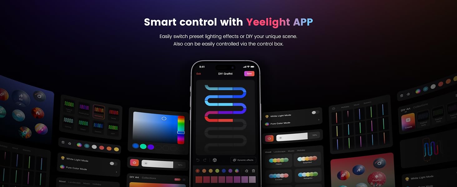 Smart RGBIC Light Strip for bedroom/ Livingroom/ Gaming Room/ Christmas