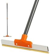 CLEANHOME Extendable Pet Hair Remover - Carpet Rake for Dog Cat Fur | Extendable handle-no bendin...