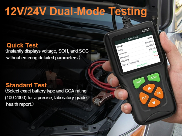12V/24V Dual-Mode Testing