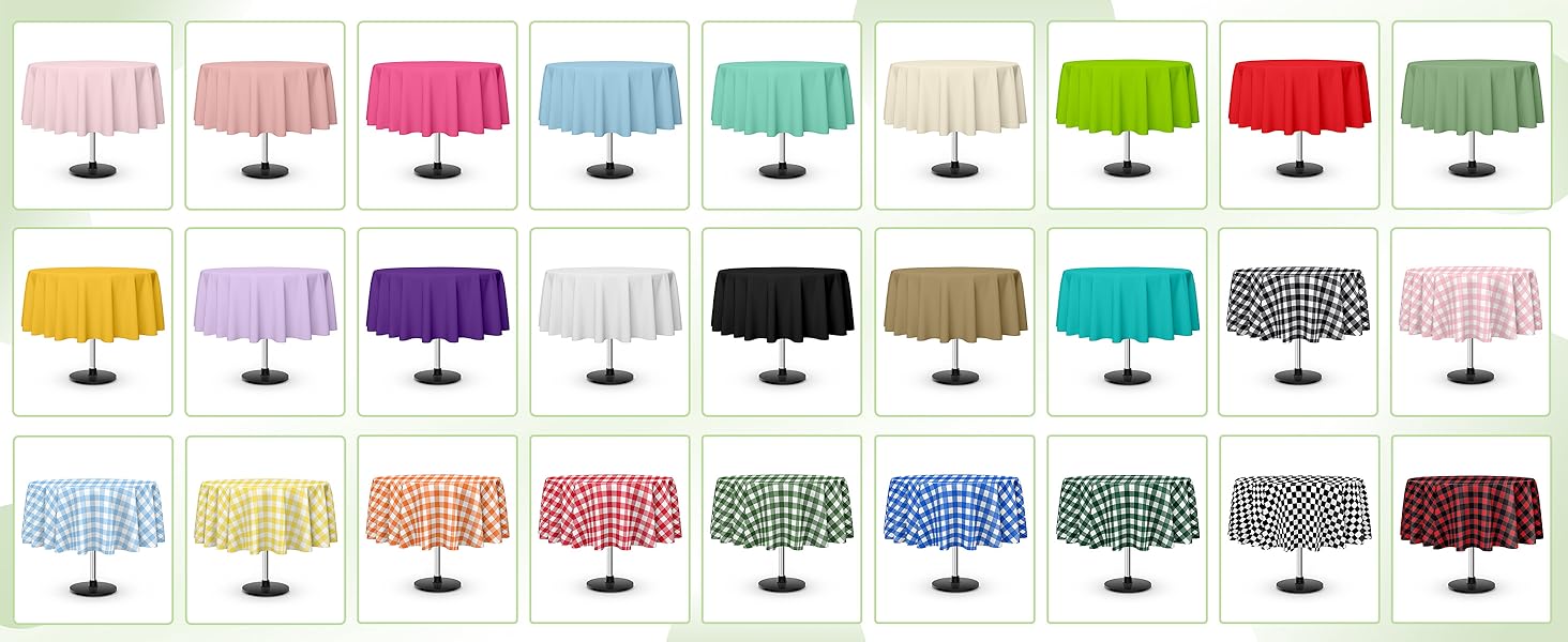 Plastic Table Cloths for Parties Disposable