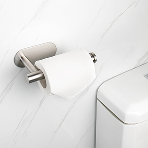 adhesive toilet paper holder