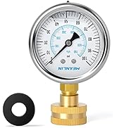 MEANLIN MEASURE 0~100Psi Stainless Steel Frame 3/4