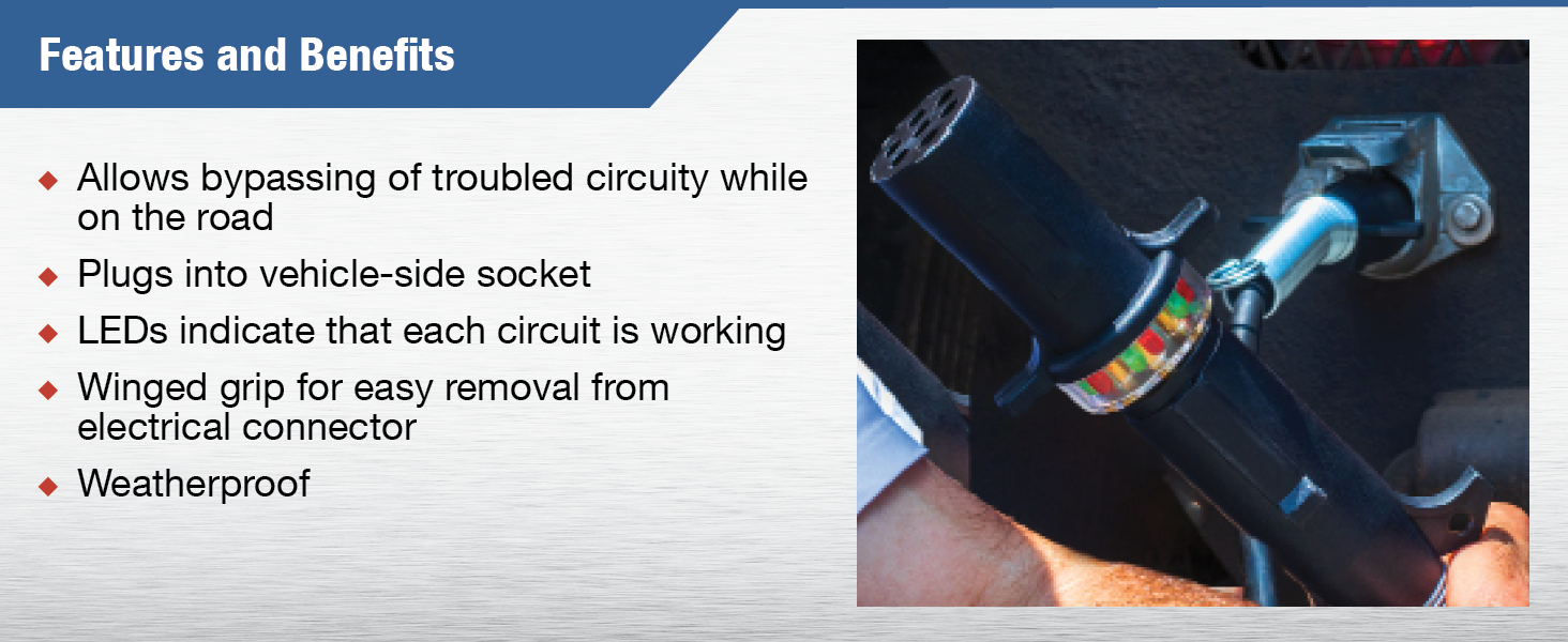 Allows bypassing of troubled circuitry while on the road