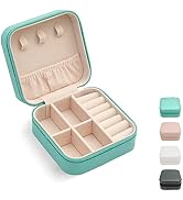 Mini Jewelry Travel Case, Small Portable Jewellry Organizer Box Storage Organizer Portable Displa...
