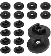 20Pcs Strong Magnetic Cable Zip Tie Base, Multipurpose Cable Ties Mount Wire Clips Management Bas...