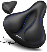 APECYC Bike Seat Cushion Oversized, Comfort Bicycle Seat Cover for Women | Gel Padded Bike Seat C...