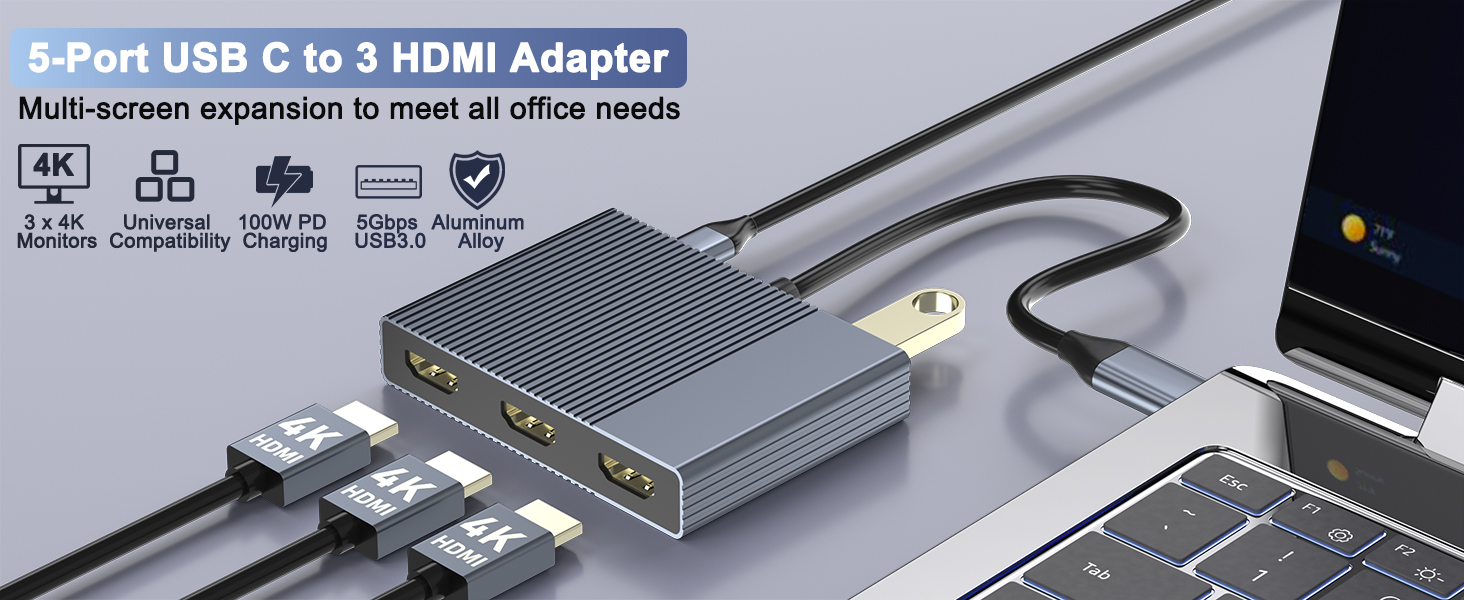 hdmi splitter extended display