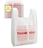 UMT Plastar 500 Count - Plastic Thank You Bags | 12