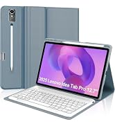 Keyboard Case for Lenovo Idea Tab Pro 12.7'' 2025,Sky Blue | Magnetic Detachable Wireless Keyboar...