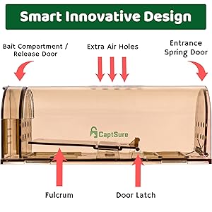live loaded mousetrap humanos reutilizables volantes captura liberación vivo inteligente ketch mous
