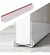 36” Under Door Draft Stopper for Bottom of Doors, PVC Door Gap Filler, Door Seal Strip for Door F...