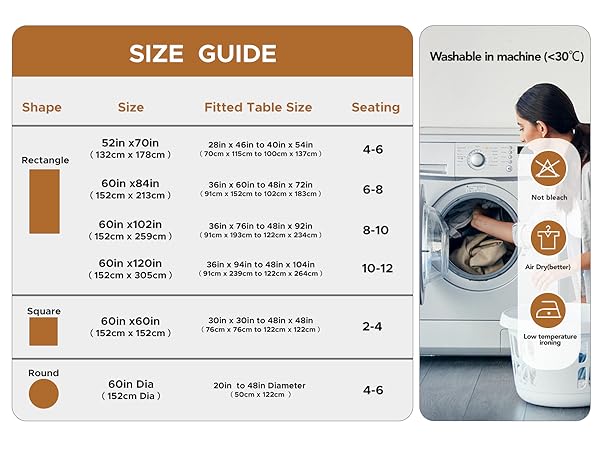 round table cloth rectangle table outdoor