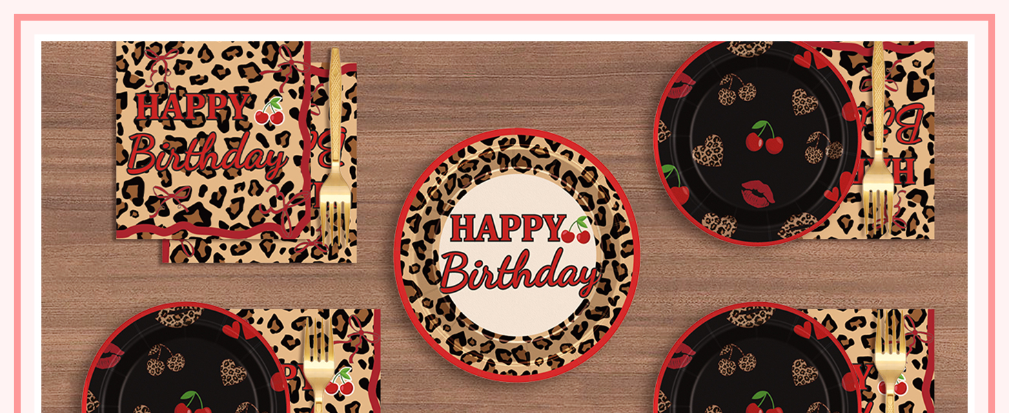 Cheetah Print Party Supplies