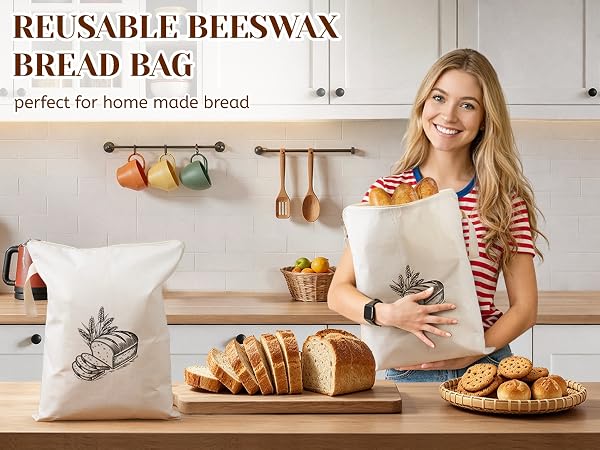 beeswax bread bag