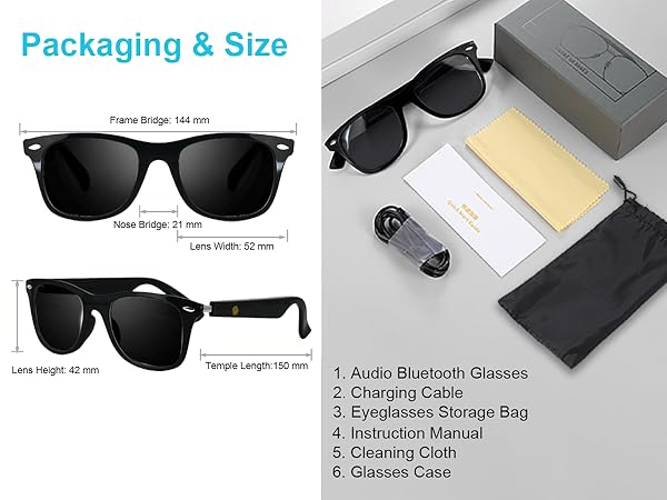Audio Sunglasses for Unisex