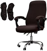 Melaluxe Office Chair Cover with Armrest Covers, Universal Stretch Desk Chair Cover, Computer Cha...