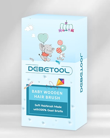 Baby hair brush and comb set for newborn