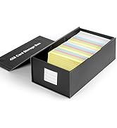 4x6 Index Card Holder Storage Box, Index Card Holder Organizer, 4x6 Recipe Card Box- 1 Pack