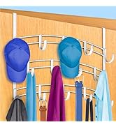 LYNK Professional Home Over The Door Hooks - 14 Hook Over The Door Hanger - Over Door Coat Rack...