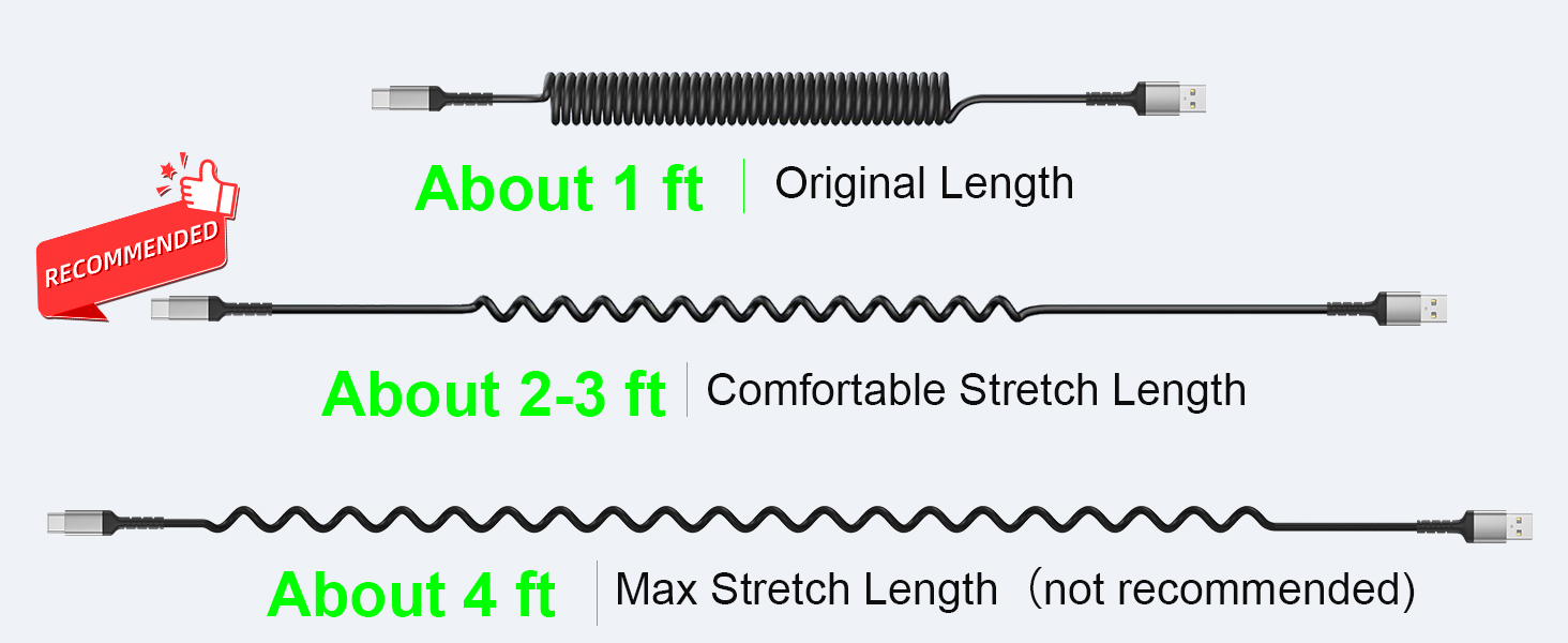 usb c coiled cable