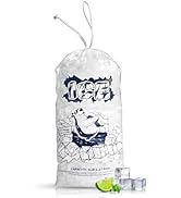 FireKylin Ice Bags 5lb with Drawstring,50 Pack Plastic Ice Bags for Ice Storage