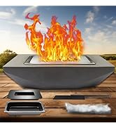 KILOGOGRAPH Tabletop Fire Pit - Smores Maker, Clearance Outdoor Fire Pit, Balcony Decor, City Bon...