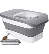 DDMOMMY 10-13 Lbs Dog Food Storage Container,Collapsible Dog Food Container | Pet Food Storage Co...