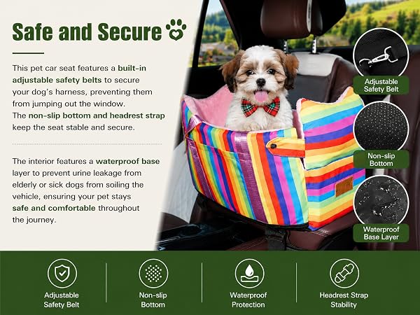 dog console seat for car