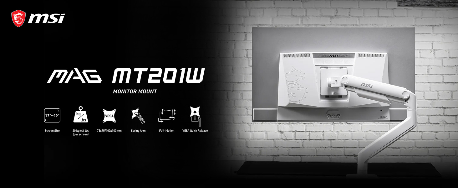 MT201W Monitor Arm