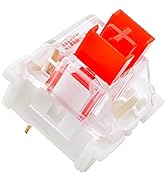 OUTEMU Red Switches,3 Pin Linear/RGB/Dustproof Switches for Mechanical Keyboard -Pack 109