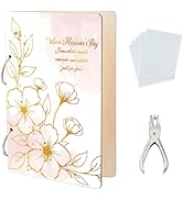 SUPERDANT Where Memories Stay Greeting Card Organizer Flower Gift Card Holder Cards Keeper Storag...