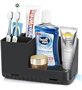 PARKMANI Bathroom Counter Organizer, Toothbrush Holders for Bathrooms, Kids Electric Toothbrush a...