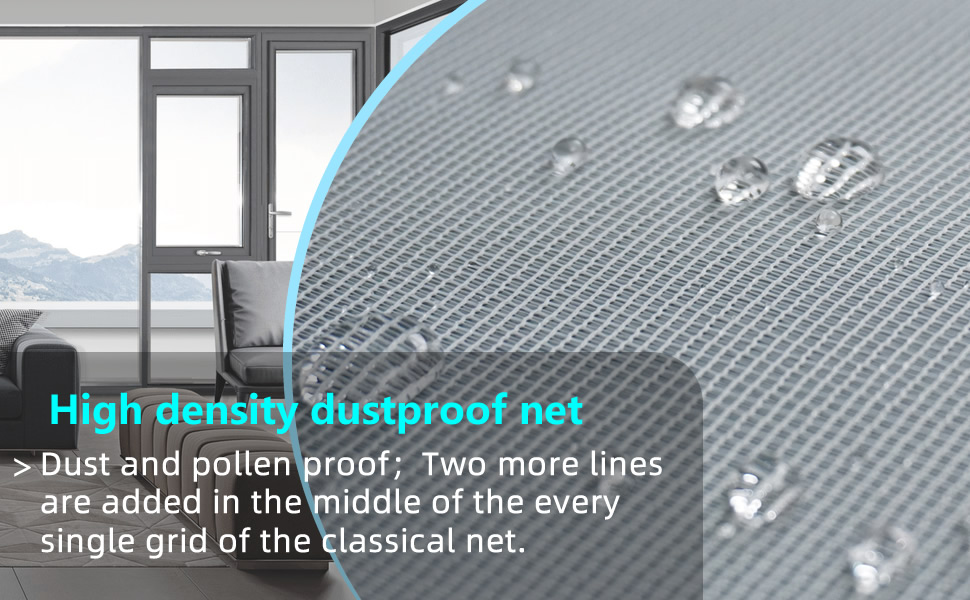 high density waterproof net; Two more lines are added in the middle of the every single grid of