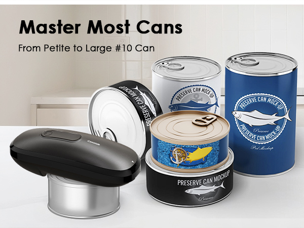 Suitable for Small or Larger Cans