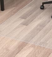 Blvornl Office Chair Mat for Hard Wood Floor, Sturdy Plastic Protector Floor Mat for Office Chair...